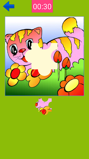 Orange Cat Puzzle Screenshot 2