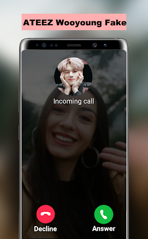 Wooyoung Fake Call Screenshot 1