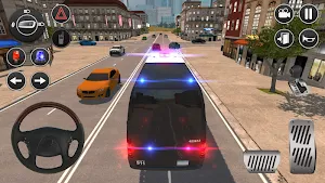 American Police Van Driving: Offline Games No Wifi Screenshot 0