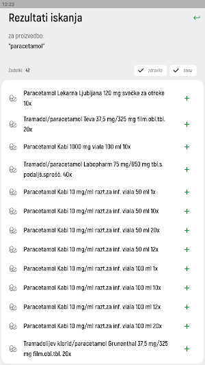 Preveri zdravilo Screenshot 1