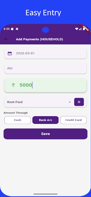 Equals Expense Tracker Screenshot 2