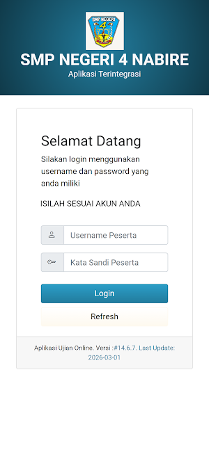 EXAM SMPN 4 Nabire Screenshot 0