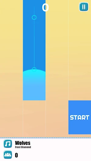 Frost Diamond Music Tiles Game Screenshot 1