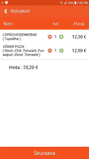 Pizza Service Mankkaa Screenshot 3