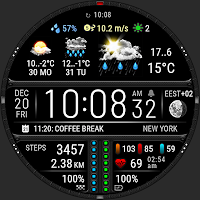 Weather watch face W7