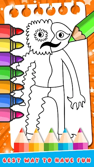 Garten in BanBan 4 Coloring Screenshot 0