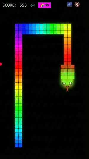 Snake World - Neon Flags Game Screenshot 2