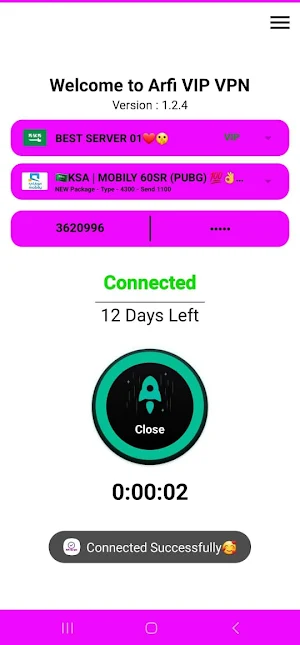 Arfi Vip Vpn Screenshot 2