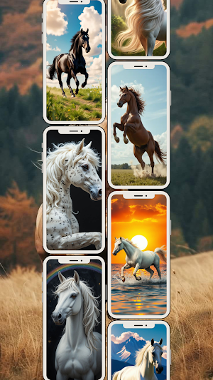 Aesthetic Horse Wallpaper HD Screenshot 2