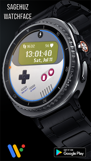 Retro Handheld Watch Face A110 Screenshot 0