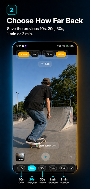 BG Video Recorder: Pre Record Screenshot 3