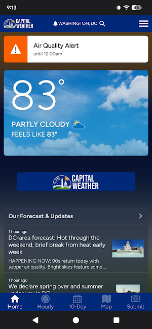 Capital Weather Screenshot 1