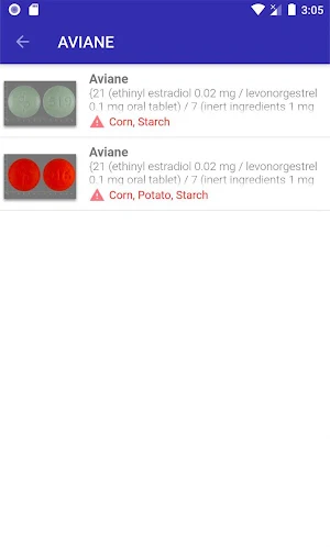 Drug Allergy Checker - Gluten Screenshot 1