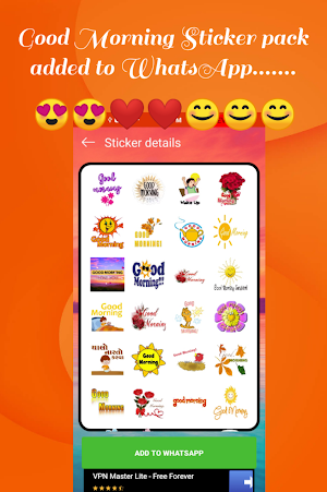 Good Morning Sticker for Whatsapp -😊WAStickerApps Screenshot 2