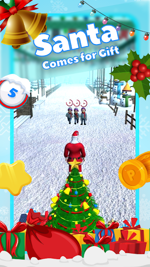 Christmas Santa Gifts Rush Screenshot 2