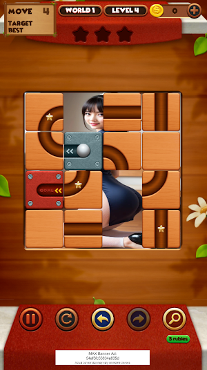 Unroll Ball Mystery Girl Screenshot 1