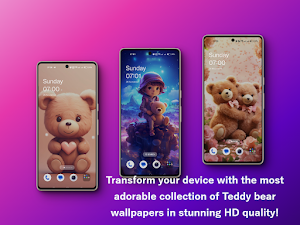 Cute Teddy Bear Wallpapers HD Screenshot 2