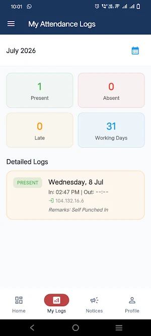 Shravan Sangeet Staff App Screenshot 1