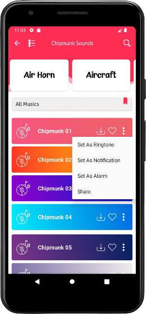 Chipmunk Sounds Screenshot 3
