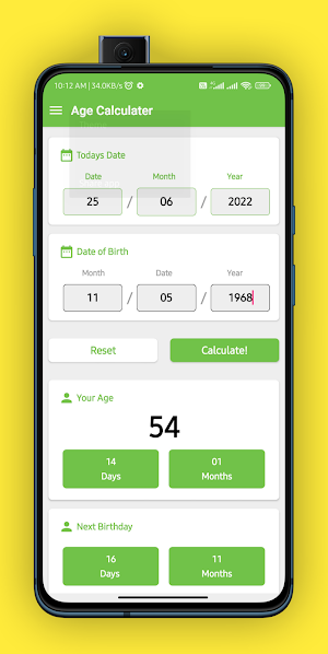 Age Calculater Screenshot 2