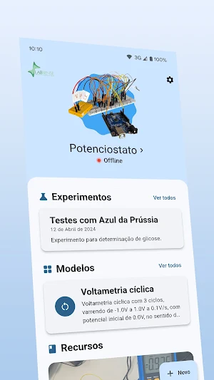 Potenciostato LabSensE Screenshot 0