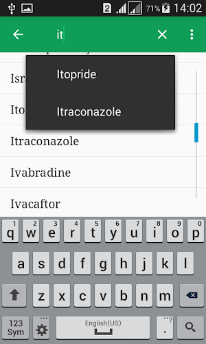 Drugs Dictionary Offline Screenshot 1