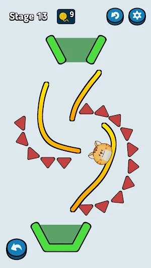 Fluid Cat - Cute Cat Puzzle Screenshot 2