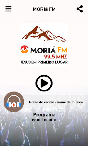 Moriá FM Screenshot 1