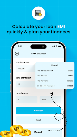 AadharPe: EMI Loan Calculator Screenshot 1