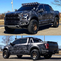 Modified Pickup Truck
