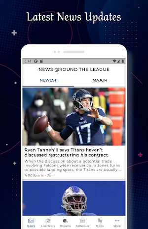 Cleveland - Football Live Score & Schedule Screenshot 0
