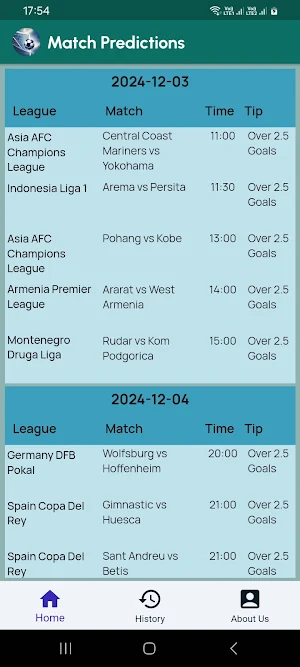 Over 2.5 Goals Tips Screenshot 0