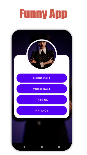 Wednesday Addams call & video Screenshot 1