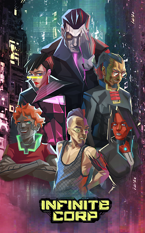 InfiniteCorp: Cyberpunk Decision-Based Card Game Screenshot 0