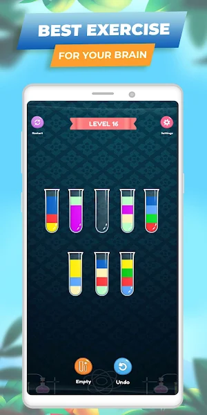 SortPuz Water Color Sort Pro Screenshot 1