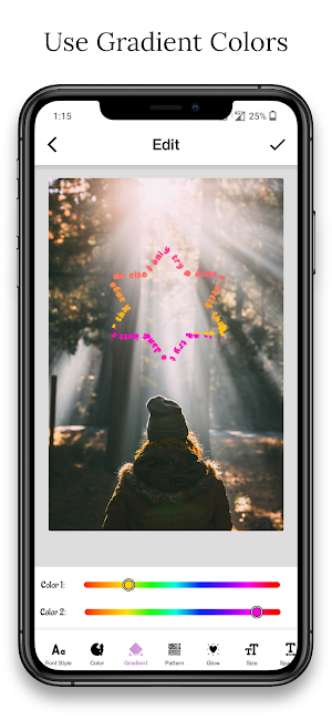 Curve Text On Photo Screenshot 0