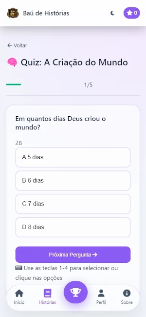Baú de Histórias Screenshot 0