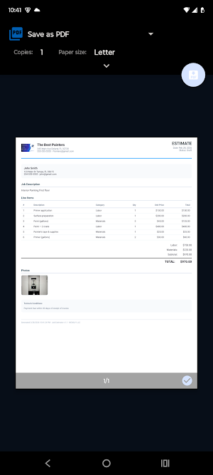 Job Estimator for Contractors Screenshot 3