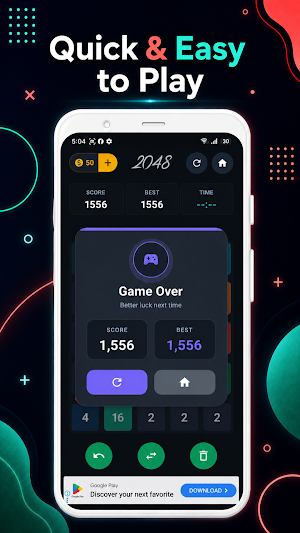 2048 Classic - Number Puzzle Screenshot 3