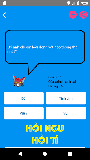 Hỏi Ngu 2018 Screenshot 1