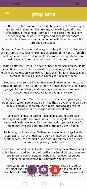 Healthcare Tips App Screenshot 0