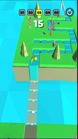 Stacky Dash : 3D Maze Puzzle Screenshot 1