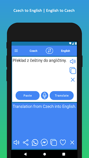 Czech to English Translator Screenshot 1