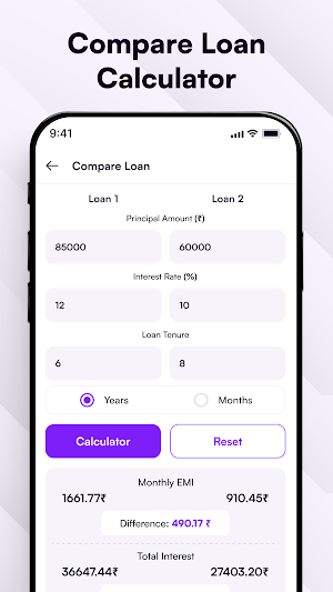 Emi Calculator Screenshot 2
