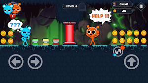 Stick Red Blue: Horror Escape Screenshot 1