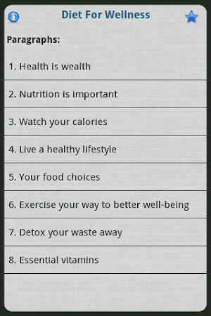 Diet For Wellness Screenshot 1