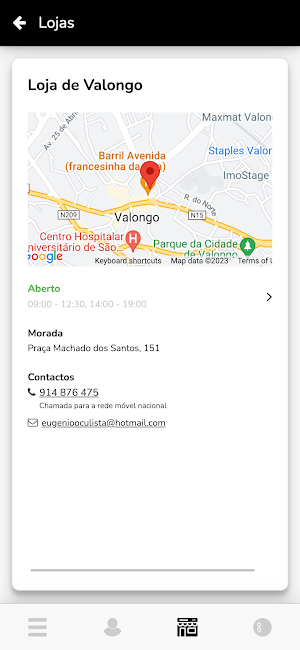 Eugénio Oculista Valongo Screenshot 2