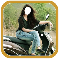 Women Bike Photo Frames