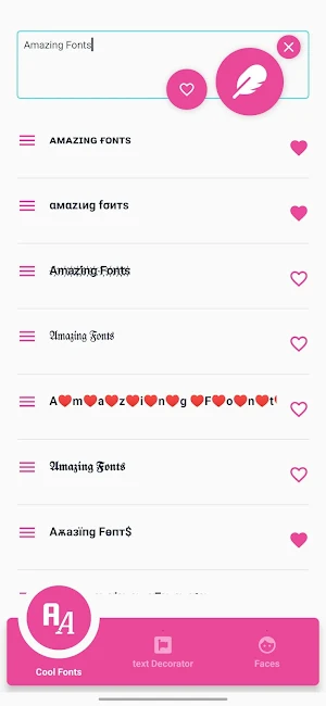 Awesome Fonts for Instagram Screenshot 1