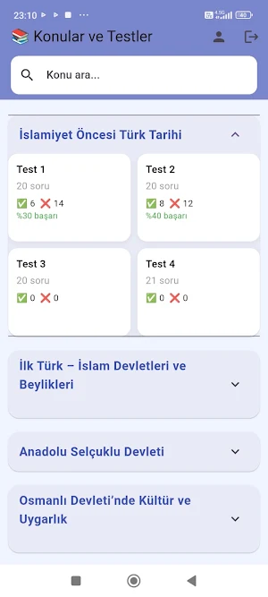 Tarih Soruları Screenshot 2